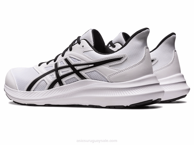 Asics sacudida 4 zapatillas deportivas blanco negro estilo y confort - Image 3