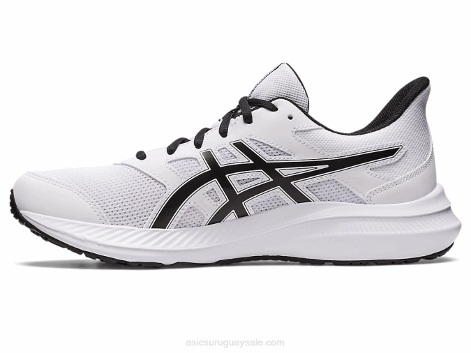 Asics sacudida 4 zapatillas deportivas blanco negro estilo y confort - Image 4
