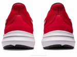 Asics sacudida 4 zapatillas rojo eléctrico y blanco - Image 5