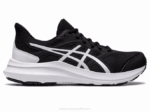 Asics Sacudida Ancho 4 Zapatillas Blancas y Negras