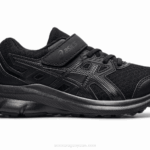 Asics sacudida preescolar negro estilo y comodidad