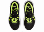 Asics sacudida preescolar negro verde peligro zapatos deportivos - Image 6