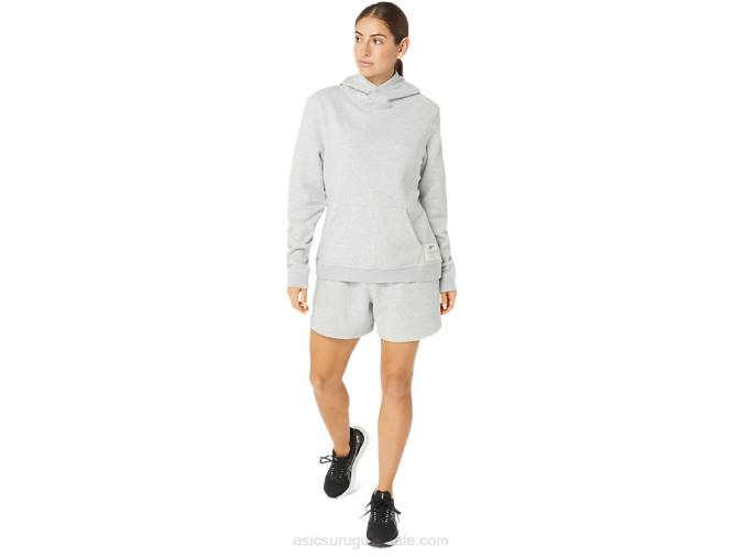Asics short mujer polar brezo gris claro cómoda y ligera - Image 4