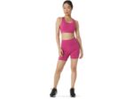 Asics shorts de mujer pr lyte 5in con bolsillos rojo fucsia cómodos y ligeros - Image 3