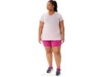 Asics shorts de mujer pr lyte 5in con bolsillos rojo fucsia cómodos y ligeros - Image 6