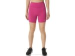 Asics shorts de mujer pr lyte 5in con bolsillos rojo fucsia cómodos y ligeros - Image 7