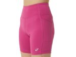 Asics shorts de mujer pr lyte 5in con bolsillos rojo fucsia cómodos y ligeros - Image 10