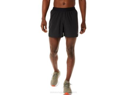 Asics shorts de rendimiento hombre 5 pulgadas negro