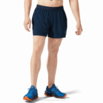 Asics shorts hombre 5 pulgadas azul francés estilo y comodidad