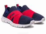 Asics slip-on lyte cuántico azul índigo rojo velocidad estilo y comodidad - Image 2