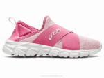 Asics slip-on lyte cuántico jengibre durazno estilo cómodo y ligero