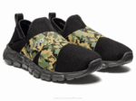 Asics slip-on lyte cuántico negro camuflaje estilo urbano - Image 2