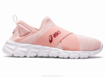 Asics slip-on lyte cuántico rosa helada ligero y cómodo