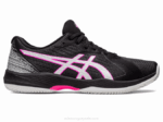 Asics solución de arcilla rápida negro rosa intenso