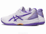 Asics Solución de Arcilla Swift FF Blanco Amatista Rendimiento Deportivo - Image 3
