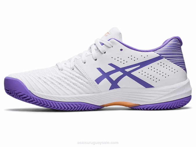 Asics Solución de Arcilla Swift FF Blanco Amatista Rendimiento Deportivo - Image 4