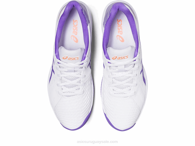 Asics Solución de Arcilla Swift FF Blanco Amatista Rendimiento Deportivo - Image 6