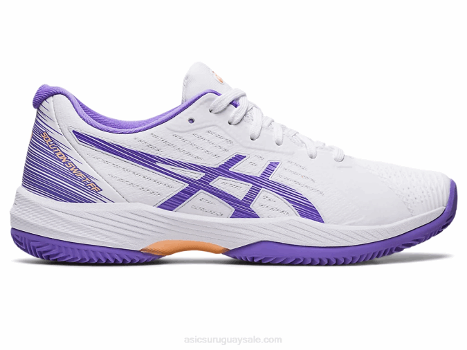Asics Solución de Arcilla Swift FF Blanco Amatista Rendimiento Deportivo - Image 1