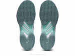Asics Solución de Arcilla Swift FF Zapatillas Blanco Azul Humo - Image 6