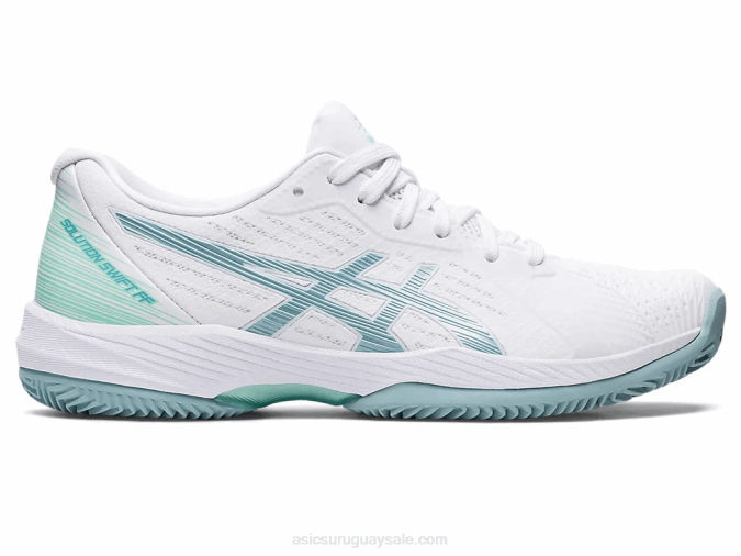 asics_solucion_de_arcilla_swift_ff_zapatillas_blanco_azul_humo.png Asics Solución de Arcilla Swift FF Zapatillas Blanco Azul Humo - Image 1
