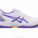 Asics solución rápida blanco amatista para correr