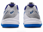 Asics solución rápida deportivas blancas y azules eléctricas - Image 5