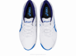 Asics solución rápida deportivas blancas y azules eléctricas - Image 6