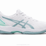 Asics solución rápida deportivas blanco azul humo