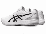 Asics solución rápida ff zapatillas blancas y negras - Image 3