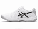Asics solución rápida ff zapatillas blancas y negras - Image 4