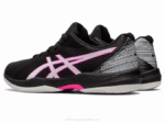 Asics solución rápida negro rosa intenso para rendimiento deportivo - Image 3
