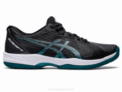 Asics solución rápida pino negro neblinoso estilo y confort