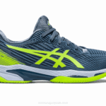 Asics solución velocidad ff 2 arcilla azul acero verde peligro
