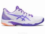 Asics solución velocidad ff 2 arcilla blanco amatista rendimiento superior