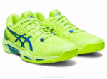 Asics Solución Velocidad FF 2 Arcilla Verde Peligro Azul Renacido - Image 2