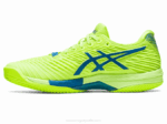 Asics Solución Velocidad FF 2 Arcilla Verde Peligro Azul Renacido - Image 4