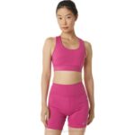Asics sostén pr lyte mujer rojo fucsia rosa glo deportivo y cómodo