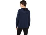 Asics sudadera con capucha mujer azul marino estilo moderno - Image 2