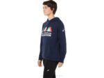 Asics sudadera con capucha mujer azul marino estilo moderno - Image 3