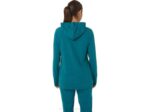 Asics sudadera con capucha mujer terciopelo verde espacial - Image 2