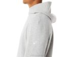 Asics sudadera con capucha polar gris claro estilo moderno - Image 4