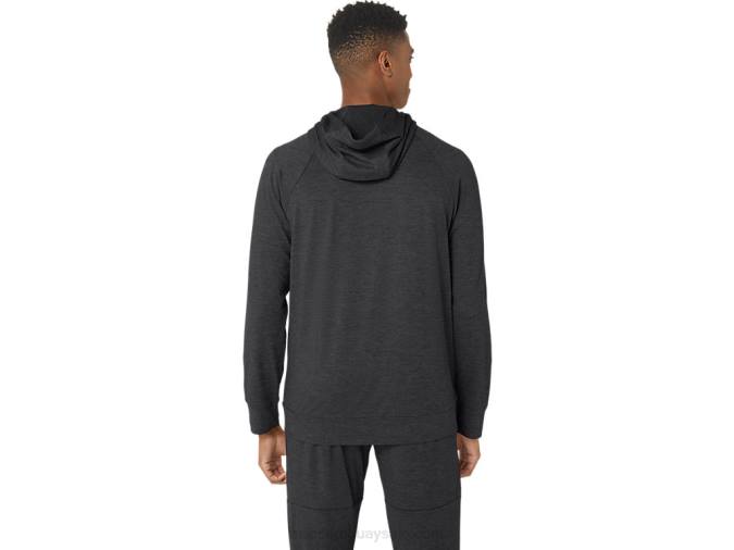 Asics sudadera con capucha tech fz 2.0 gris grafito estilo moderno - Image 2