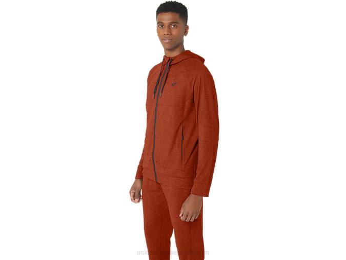 Asics sudadera con capucha tech fz 2.0 hombre tinte espacial leche especias - Image 3