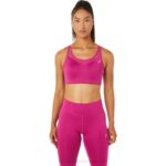 Asics sujetador acelerador mujer rojo fucsia rendimiento y comodidad