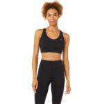 Asics sujetador ajustable mujer negro alto rendimiento
