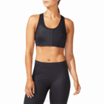 Asics sujetador de viajero de lujo negro para mujer rendimiento