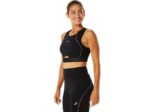 Asics sujetador deportivo malla rendimiento negro mujer - Image 3