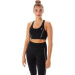 Asics sujetador entrenamiento mujer rendimiento negro confort y soporte