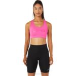 Asics sujetador espiral mujer brillo rosa tendencia comodidad