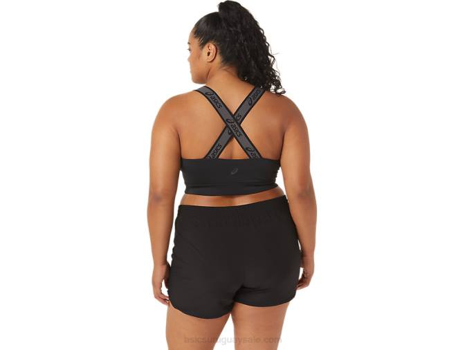 Asics sujetador fit sana mujer rendimiento negro comodidad y soporte - Image 2